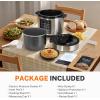 imageHealSmart 24in1 Electric Pressure Cooker 63 Quart NonStick Stainless Steel Multi Cooker for Slow Cooking Yogurt Maker Steam Rice Bake Dishwasher Safe Silver6 Quarts
