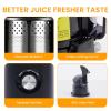 imageHealSmart Cold Press Juicer Slow Masticating Juicer Machines with Wide Feed Chute Fits Whole Fruits and Vegetables High Juice Yield BPA Free Easy to Clean SilverBlack