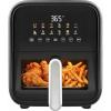 imageHealSmart 12in1 Air Fryer Oven 634 Qt Digital Convection Oven with Visible Window amp 1700W Air Fry Roast Bake Nonstick Basket BlackBlack75QT