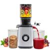imageHealSmart Cold Press Juicer Slow Masticating Juicer Machines with Wide Feed Chute Fits Whole Fruits and Vegetables High Juice Yield BPA Free Easy to Clean SilverSilver