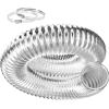 imageHealSmart Dryer Vent Hose 6 Insulated Flexible 8FT Long Duct with 2 Clamps HeavyDuty ThreeLayer Protection for Heating Cooling HVAC Ventilation SilverSilver