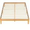 imageHealSmart 12 Inch Twin Wood Bed Frame Wooden Platform Bed with Support Slats Heavy Duty Bed Frame Twin Size Storage Space Under The Bed Frame Bed Natural PineNatural Pine